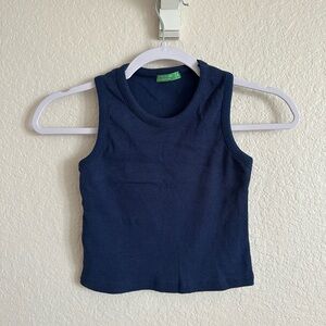 Navy tank size small